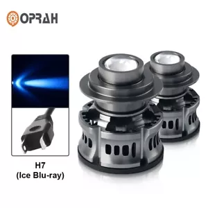 2PCS Projector Lens LED Laser H7 ICE BLUE Fog Light Lamp Headlight Bulbs 8000K - Picture 1 of 11