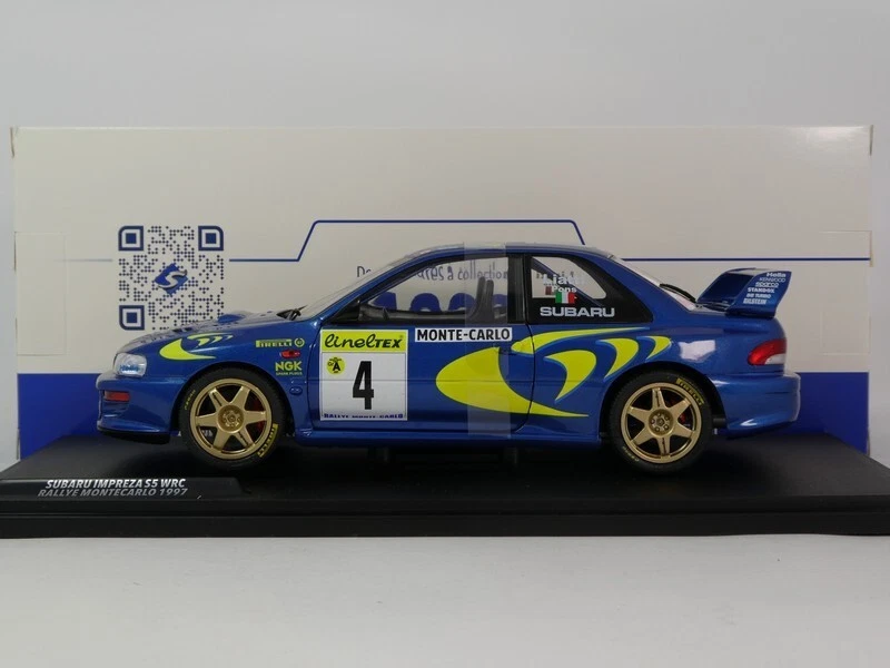 Solido Subaru Impreza 22B #4 Liatti winner Rally Monte Carlo 1997 1/18 S1807405 - Immagine 1 di 4