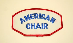 Vintage American Chair Local New England Quincy Mass Co. Stoffaufnäher Neu aus altem Lagerbestand 1980er - Bild 1 von 2