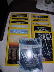 National Geographic Magazine 1993 11 Issues plus Bonus Special Edition: Water  - Picture 1 of 4