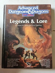 Legends & Lore Advanced Dungeons and Dragons ad&d d&d 2a edición - Imagen 1 de 7