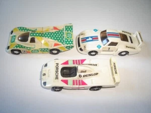 WHITE PORSCHE RACE MODEL CARS RACING SET 1991 1:87 KINDER SURPRISE MINIATURES - Picture 1 of 1