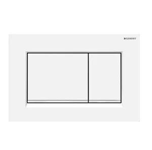 New Best BM Sigma 30 Square Dual Bathroom Flush Button White 4 Gerberit Cistern - Picture 1 of 1