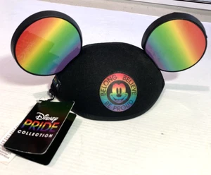 Disney Parks Pride Collection Mickey Mouse Ear Hat Adult New with Tags - Picture 1 of 9