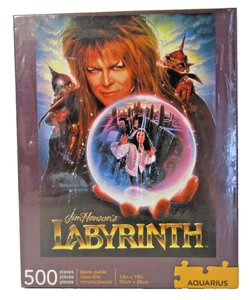Rompecabezas Acuario Jim Henson's Labyrinth 500 piezas 14" x 19" nuevo sellado - Imagen 1 de 8
