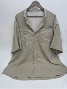 Columbia PFG Omni shade desert grey extra large fishing shirt - Picture 1 of 5