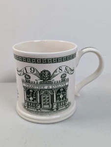 Vintage Mason's Ironstone England 1988 Crabtree & Evelyn Green Coffee Tea Mug - Bild 1 von 9