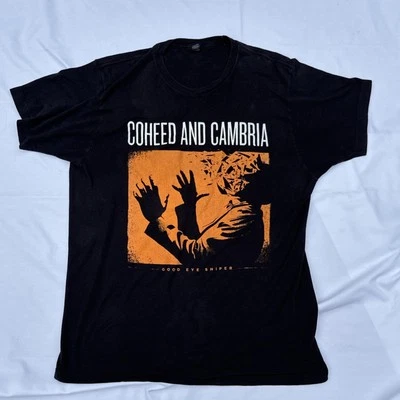 Camiseta De Colección Y2K Banda Coheed Y Cambria Buen Ojo Francotirador Para Hombre L Original Foto 1 de 4
