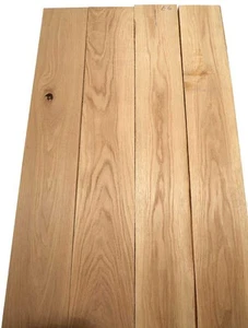 4x Eichenholz Brett Eiche Holz 94x13,5-14,5cm x 23mm - Bild 1 von 2