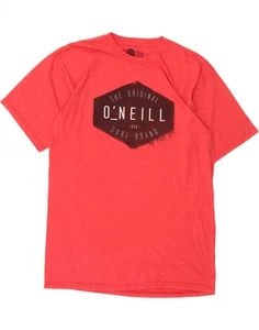O'NEILL Mens Modern Fit Graphic T-Shirt Top Large Red Cotton AR08 - Picture 1 of 3