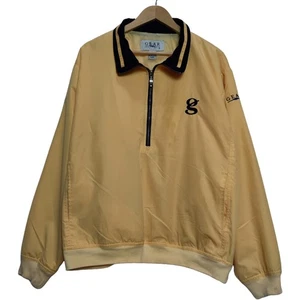Vintage GEAR FOR SPORT Half Zip Windbreaker Pullover Jacket Yellow Size L - Picture 1 of 19