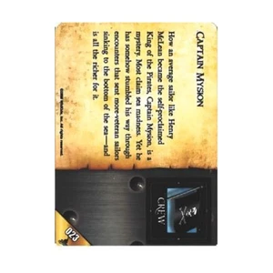 WizKids Pirates CSG Singles Captain Mysion NM - Picture 1 of 1