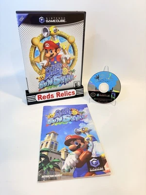 Super Mario Sunshine Nintendo GameCube Complete Very Good Refurbished & Warranty - Image 1 of 4