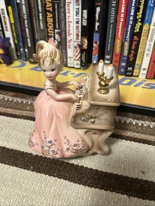 VTG Josef Originals Tammy Playing Piano Figurine Rotating Music Box Humoresqe - Picture 1 of 9