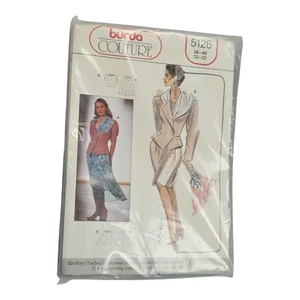 Burda Couture 5126 Ladies Jackets & Dresses Sewing Pattern Size 12-22 Uncut - Picture 1 of 3
