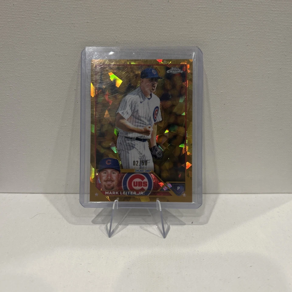 2023 Topps Chrome Update Series Sapphire Edition - Mark Leiter Jr. Gold /50  - Image 1 of 1