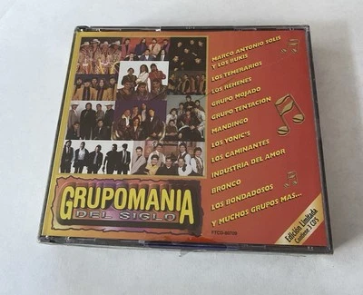 GRUPOMANIA DEL SIGLO V.A 3CDs 1997 FONOVISA LATIN TEJANO TEX MEX BRONCO RARE OOP - Image 1 of 4