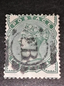 alte Briefmarken, Großbritannien, 1/2P, 1880, Queen Victoria, gestempelt - Bild 1 von 2