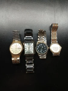 VTG Untested Lot 4 Watches Seiko, Citizen, Milan, Pur. - Picture 1 of 6