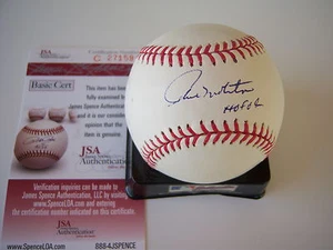 BÉISBOL MLB FIRMADO POR PAUL MOLITOR TWINS HOF 04 JSA/COA - Imagen 1 de 1