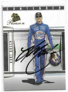 KURT BUSCH Autographed Signed 2006 Press Pass Premium card #4 NASCAR Racing - Picture 1 of 1