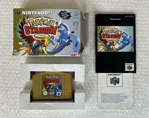POKEMON STADIUM 2 64 - JEU NINTENDO 64 - COMPLET - TBE - ALLEMAND - Foto 1 di 9