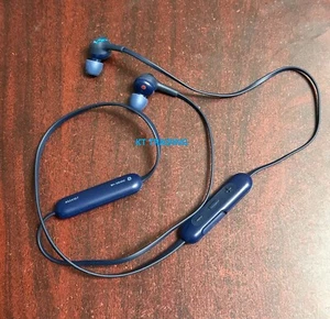 SONY Original WI-XB400 In Ear Extra Bass Wireless Bluetooth Headphones ~ BLUE - Picture 1 of 7