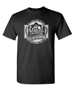 SAMUEL JACKSON BEER - Chappelle Comedy TV - Herren Baumwolle T-Shirt - Bild 1 von 3