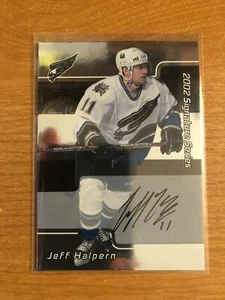 2002 In The Game ITG Signature Series Autograph card Jeff Halpern Capitals - Picture 1 of 1