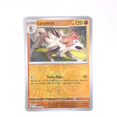 Lycanroc 090/162 Pokemon SV05: Temporal Forces Uncommon Reverse Holo NM - Image 1 of 2