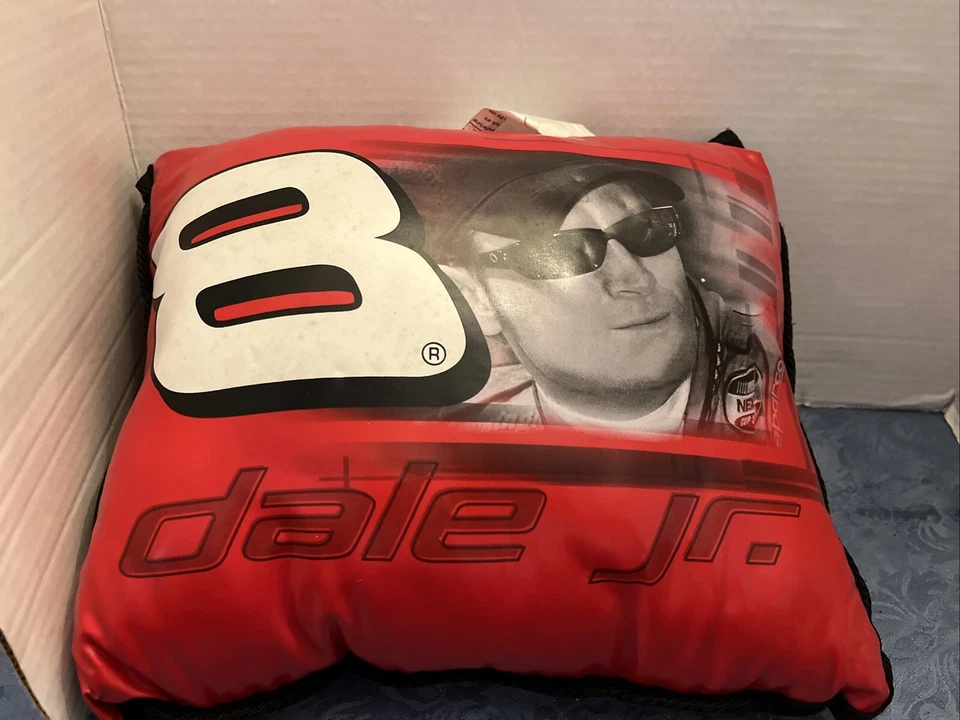 Almohada de cojín de asiento de estadio roja vintage NASCAR Racing Dale Earnhardt Jr. #8 Foto 1 de 4