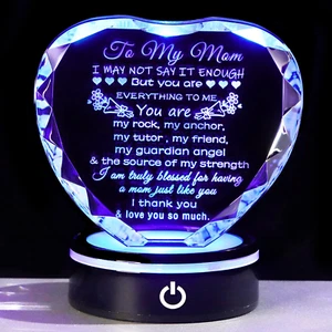 Gifts for Mom from Daughter Son Moms Mother'S Day Birthday Gifts Crystal Unique - Picture 1 of 12