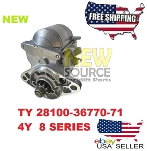 28100-36770-71 TOYOTA CARRETILLA ELEVADORA 4Y SERIE 8 SOLO MOTOR DE ARRANQUE NUEVO MP085 - Imagen 1 de 4