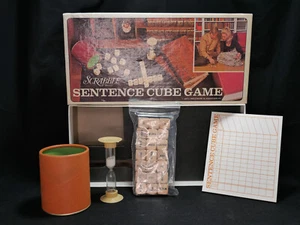 Scrabble Sentence Cube Game 1971 Selchow & Righter No 96 Vintage - Picture 1 of 17