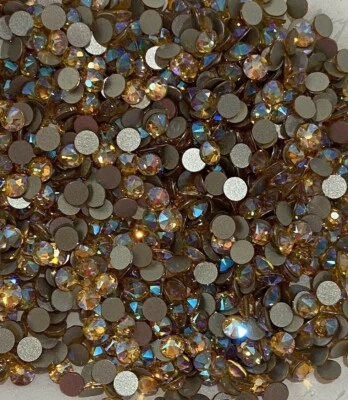 LIGHT TOPACIO BRILLO 12ss 3mm IHC Austriaco 2088 Cristal Estrás Plano 144 Foto 1 de 4