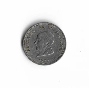 1977 El Salvador - 25 Centavos - 457 - Nickel - 2.5g - Picture 1 of 2
