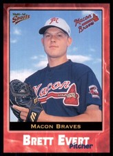 2001 Multi-Ad Macon Braves Brett Evert Macon Braves #15