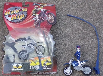NEW Rev'n Rip Road Champs No Fear & Chad Reed Yamaha Loose Motorcycle & Figure - Image 1 of 3