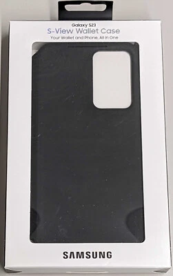 Cartera tipo folio OEM Samsung S-View para Samsung Galaxy S23 - negra Foto 1 de 2