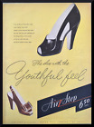 Air Step Shoes Fall Youthful Feel  1945 Vintage Print AD