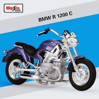 Maisto 1:18 BMW R1200 C Motorcycle Model Diecast MOTOGP Toy NEW IN BOX Silver - Image 1 of 4