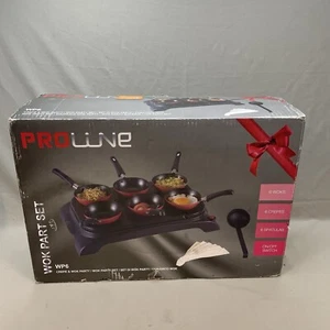 Proline Wok Party Set x6 Wok's Hot Plate Brand New - Picture 1 of 6