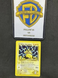 POKÉMON GYM HEROES UNLIMITED LT. SURGE’S ELECTABUZZ HOLO 6/132 NM- - Picture 1 of 2