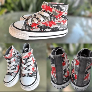 Converse Toddler Chuck Taylor All Star Dino Daze High-Top Sneakers Size 6 - Picture 1 of 11