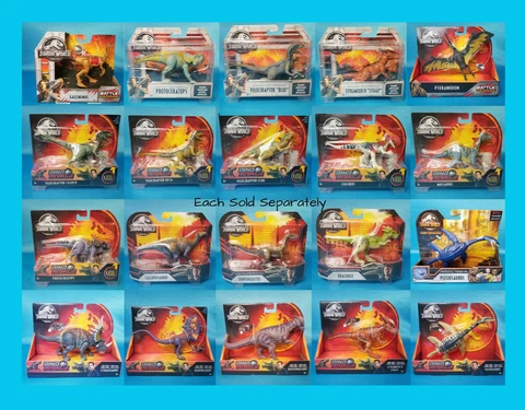 Jurassic World Attack Pack Dino Rivals Savage Strike Battle Damage Primal Attack Cover