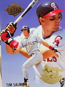 Baseball Card # 4 of 10 TIM SALMON (OF) Angels FLEER ULTRA 2nd Year Stand 1994 - Picture 1 of 2