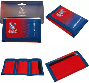 Crystal Palace FC Oficial Club con Escudo Nylon Dinero Suelto Monedero Y Tarjeta - Imagen 1 de 5