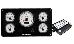 Caterpillar Marine Engine Instrument Panel With NMEA 2000 Engine Data Converter - Imagen 1 de 6