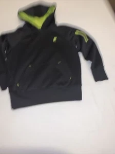 Fila Sport Hoodie Pullover Youth Black Green Size S 8 - Picture 1 of 10