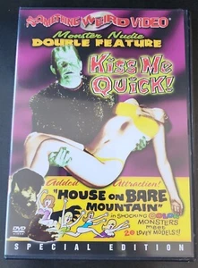 Kiss Me Quick! House on Bare Mountain (DVD, 2001) OOP Something Weird Video - Picture 1 of 2